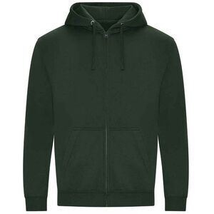 PRO RTX Mens Full Zip Hoodie / Bottle Green